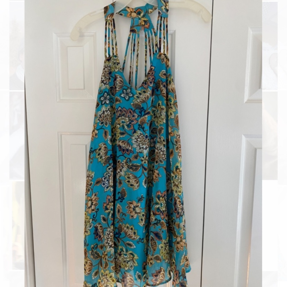 Floral printed sun dress